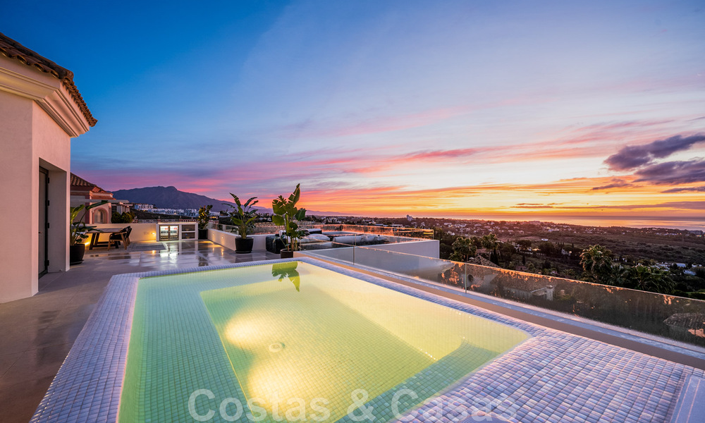 Villa design exclusive avec vue panoramique sur la mer à vendre dans un resort de golf cinq étoiles à Marbella - Benahavis 48829