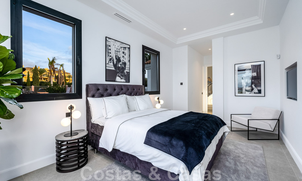 Villa design exclusive avec vue panoramique sur la mer à vendre dans un resort de golf cinq étoiles à Marbella - Benahavis 48833