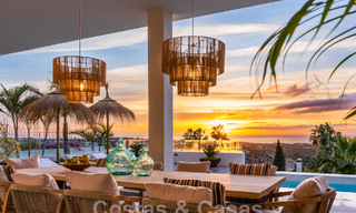 Villa design exclusive avec vue panoramique sur la mer à vendre dans un resort de golf cinq étoiles à Marbella - Benahavis 48841 