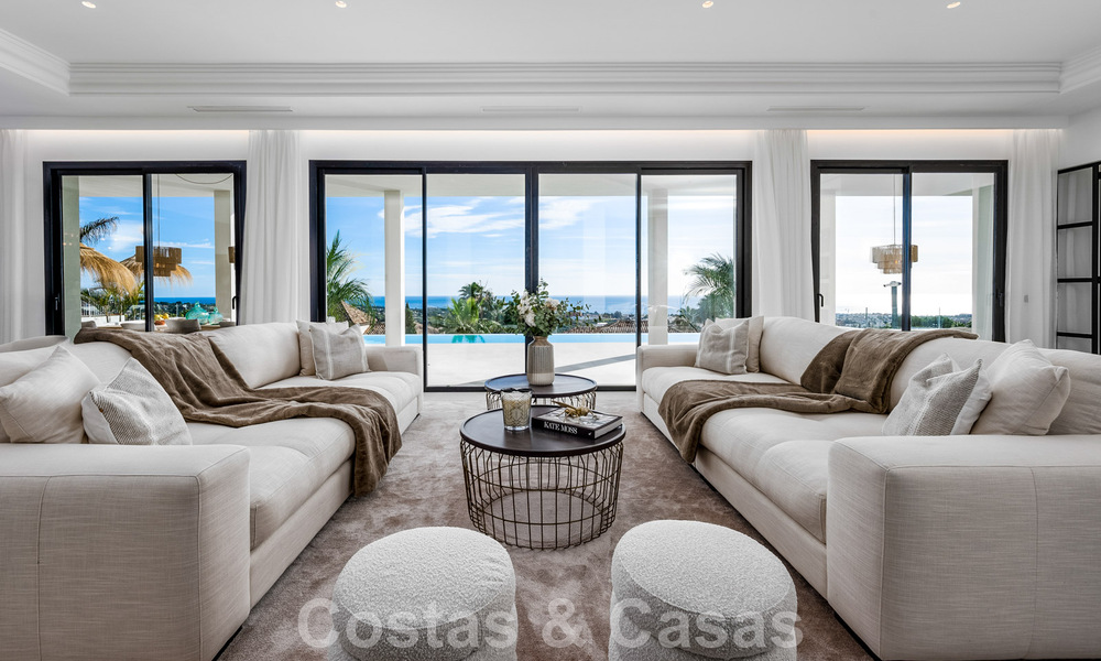 Villa design exclusive avec vue panoramique sur la mer à vendre dans un resort de golf cinq étoiles à Marbella - Benahavis 48849