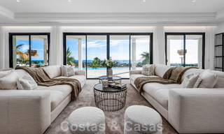 Villa design exclusive avec vue panoramique sur la mer à vendre dans un resort de golf cinq étoiles à Marbella - Benahavis 48849 