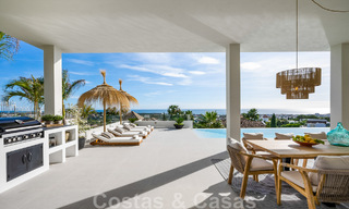 Villa design exclusive avec vue panoramique sur la mer à vendre dans un resort de golf cinq étoiles à Marbella - Benahavis 48850 