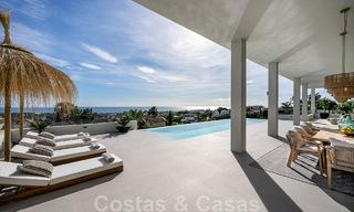 Villa design exclusive avec vue panoramique sur la mer à vendre dans un resort de golf cinq étoiles à Marbella - Benahavis 48853 