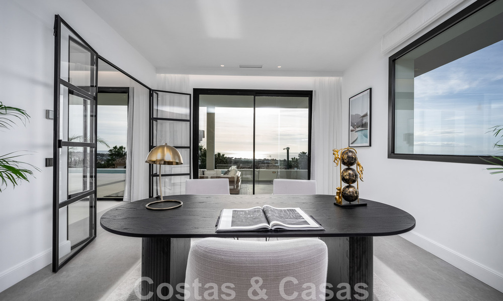 Villa design exclusive avec vue panoramique sur la mer à vendre dans un resort de golf cinq étoiles à Marbella - Benahavis 48866
