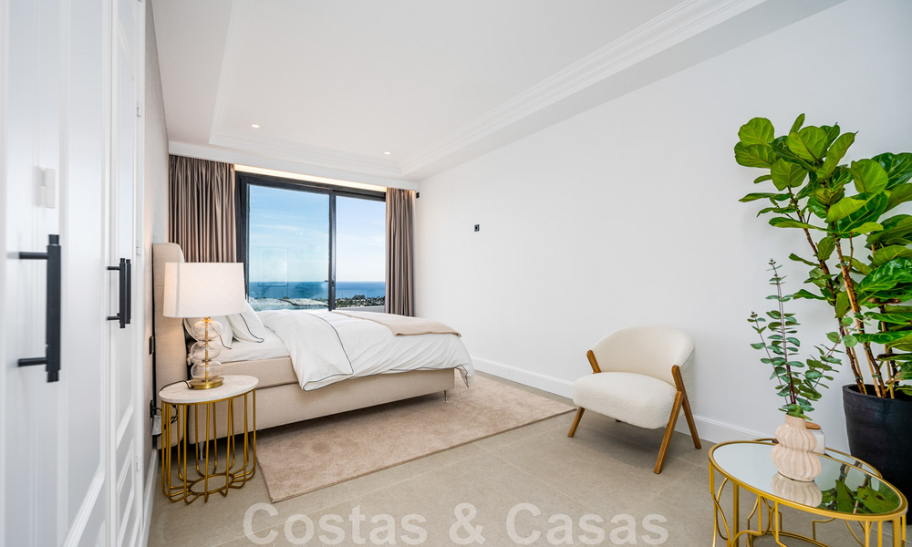 Villa design exclusive avec vue panoramique sur la mer à vendre dans un resort de golf cinq étoiles à Marbella - Benahavis 48873