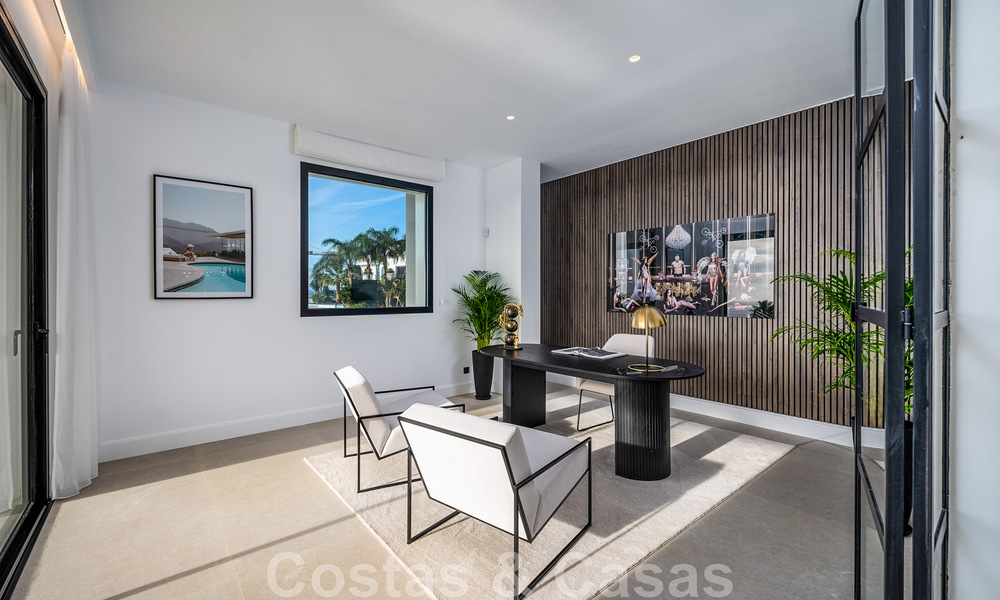 Villa design exclusive avec vue panoramique sur la mer à vendre dans un resort de golf cinq étoiles à Marbella - Benahavis 48879