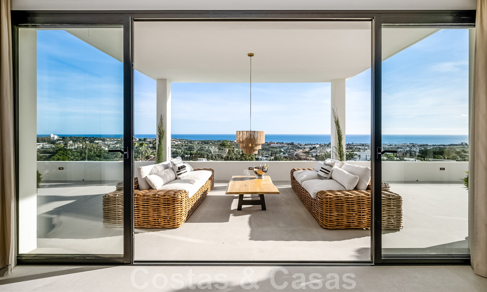 Villa design exclusive avec vue panoramique sur la mer à vendre dans un resort de golf cinq étoiles à Marbella - Benahavis 48887