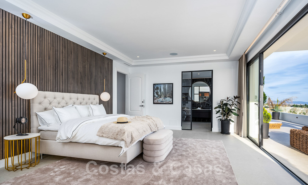 Villa design exclusive avec vue panoramique sur la mer à vendre dans un resort de golf cinq étoiles à Marbella - Benahavis 48895