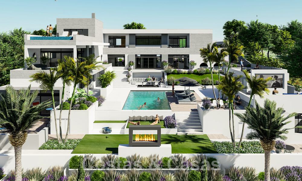 Parcelle + projet d'une villa sophistiquée à vendre située dans la très exclusive communauté fermée de Sotogrande, Costa del Sol 49010