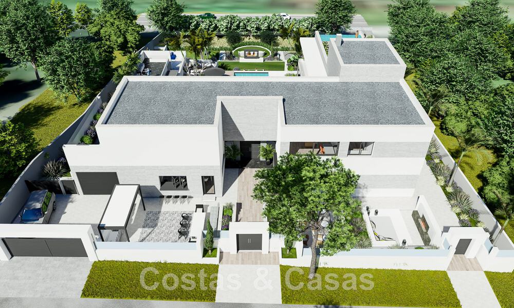 Parcelle + projet d'une villa sophistiquée à vendre située dans la très exclusive communauté fermée de Sotogrande, Costa del Sol 49011
