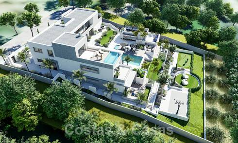 Parcelle + projet d'une villa sophistiquée à vendre située dans la très exclusive communauté fermée de Sotogrande, Costa del Sol 49012
