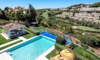 Élégante villa espagnole de luxe à vendre dans un quartier résidentiel protégé de La Quinta, Benahavis - Marbella 50428 
