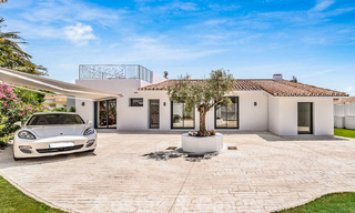 Prête à emménager! Villa de plain-pied à vendre avec 4 chambres, à 400m de la plage, New Golden Mile, Marbella - Estepona 49999 