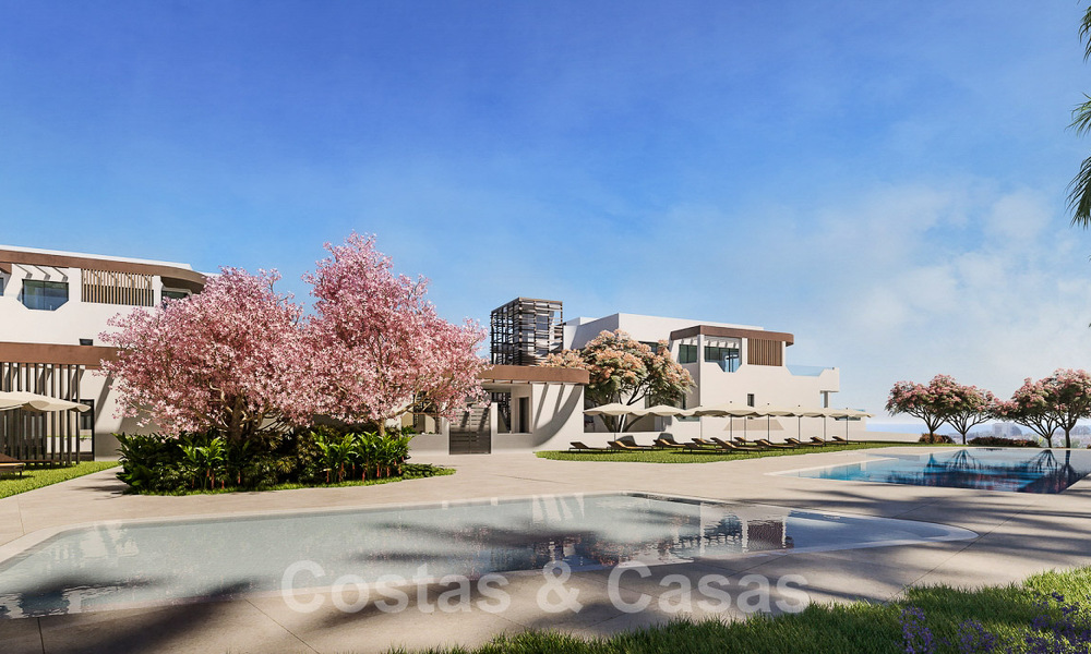 Appartements neufs et luxueux de style contemporain à vendre avec une grande terrasse et des vues panoramiques sur le nouveau Golden Mile entre Marbella et Estepona 50056