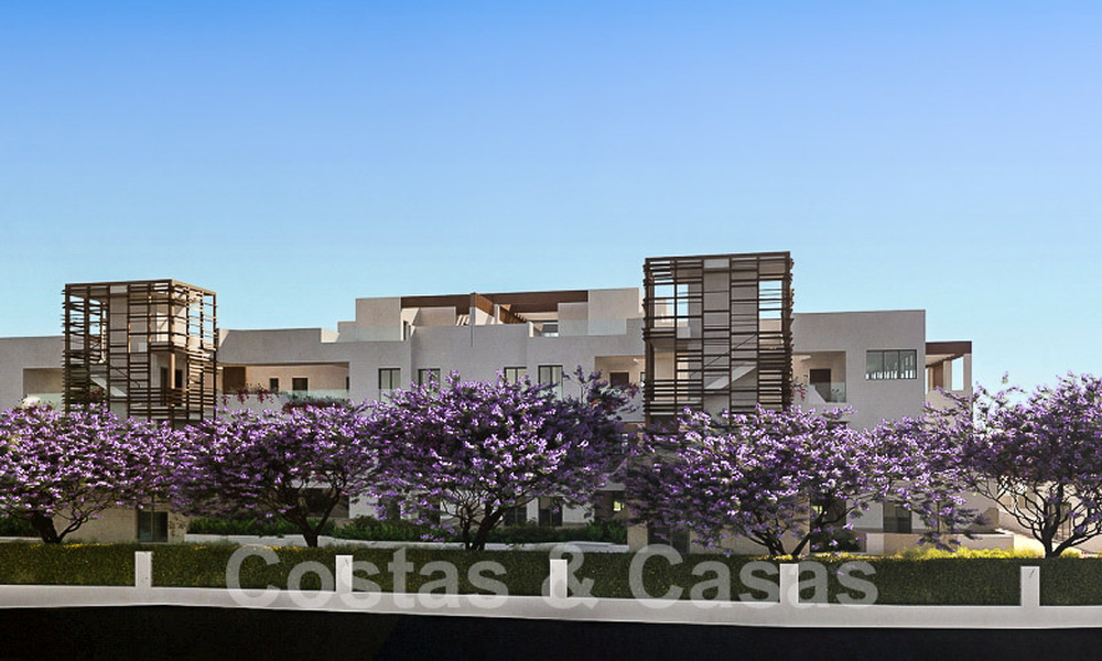 Appartements neufs et luxueux de style contemporain à vendre avec une grande terrasse et des vues panoramiques sur le nouveau Golden Mile entre Marbella et Estepona 50058