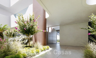 Appartements neufs et luxueux de style contemporain à vendre avec une grande terrasse et des vues panoramiques sur le nouveau Golden Mile entre Marbella et Estepona 50061 