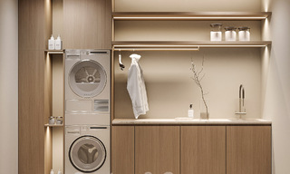 Villa de luxe de style méditerranéen à vendre à côté du terrain de golf de Las Brisas, dans la vallée du golf de Nueva Andalucia, à Marbella 50238 