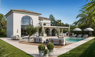 Villa de luxe de style méditerranéen à vendre à côté du terrain de golf de Las Brisas, dans la vallée du golf de Nueva Andalucia, à Marbella 50244