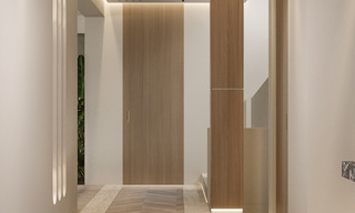 Villa de luxe de style méditerranéen à vendre à côté du terrain de golf de Las Brisas, dans la vallée du golf de Nueva Andalucia, à Marbella 50246 