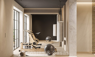 Villa de luxe de style méditerranéen à vendre à côté du terrain de golf de Las Brisas, dans la vallée du golf de Nueva Andalucia, à Marbella 50252 