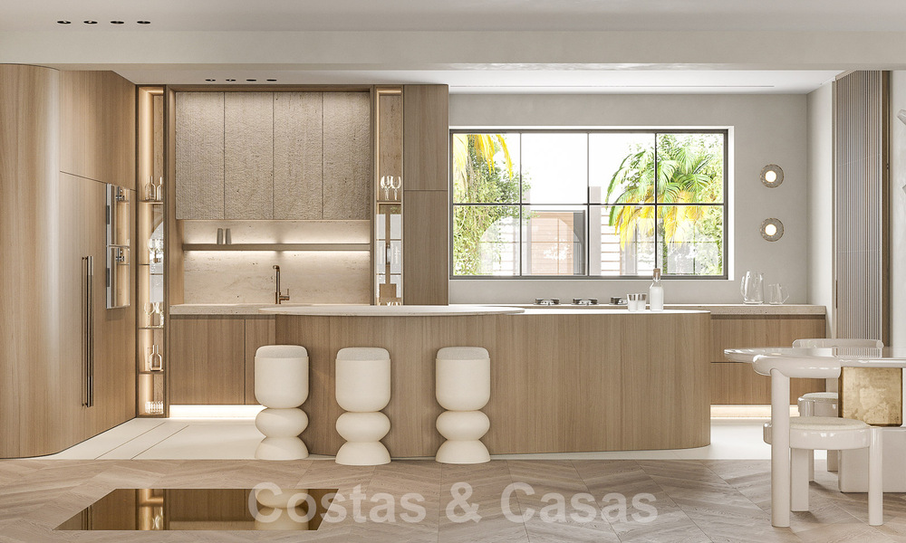 Villa de luxe de style méditerranéen à vendre à côté du terrain de golf de Las Brisas, dans la vallée du golf de Nueva Andalucia, à Marbella 50255