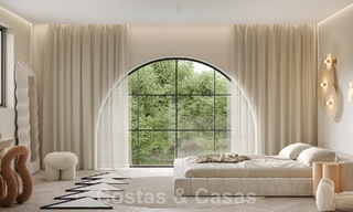 Villa de luxe de style méditerranéen à vendre à côté du terrain de golf de Las Brisas, dans la vallée du golf de Nueva Andalucia, à Marbella 50259 