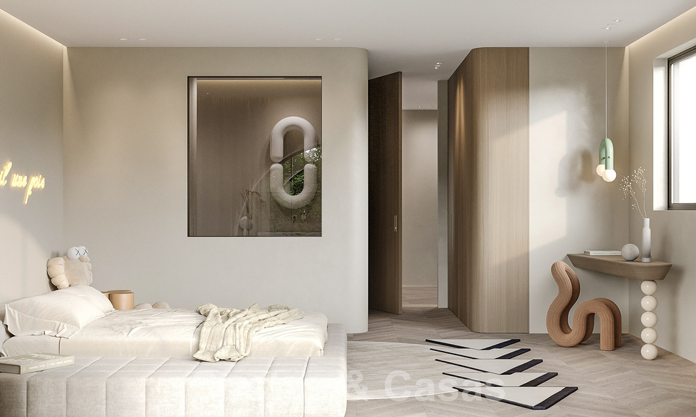 Villa de luxe de style méditerranéen à vendre à côté du terrain de golf de Las Brisas, dans la vallée du golf de Nueva Andalucia, à Marbella 50260