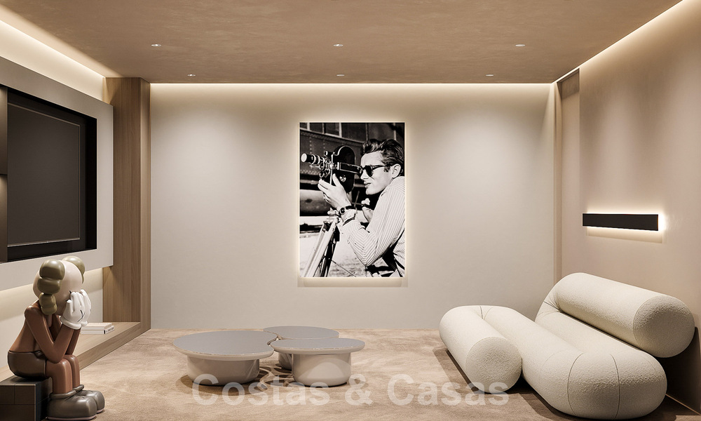 Villa de luxe de style méditerranéen à vendre à côté du terrain de golf de Las Brisas, dans la vallée du golf de Nueva Andalucia, à Marbella 50263