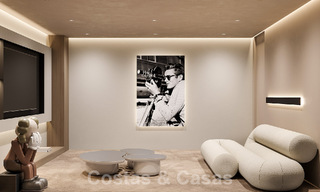 Villa de luxe de style méditerranéen à vendre à côté du terrain de golf de Las Brisas, dans la vallée du golf de Nueva Andalucia, à Marbella 50263 