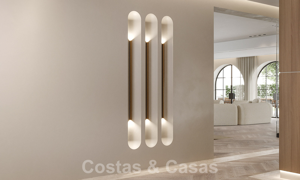 Villa de luxe de style méditerranéen à vendre à côté du terrain de golf de Las Brisas, dans la vallée du golf de Nueva Andalucia, à Marbella 50264