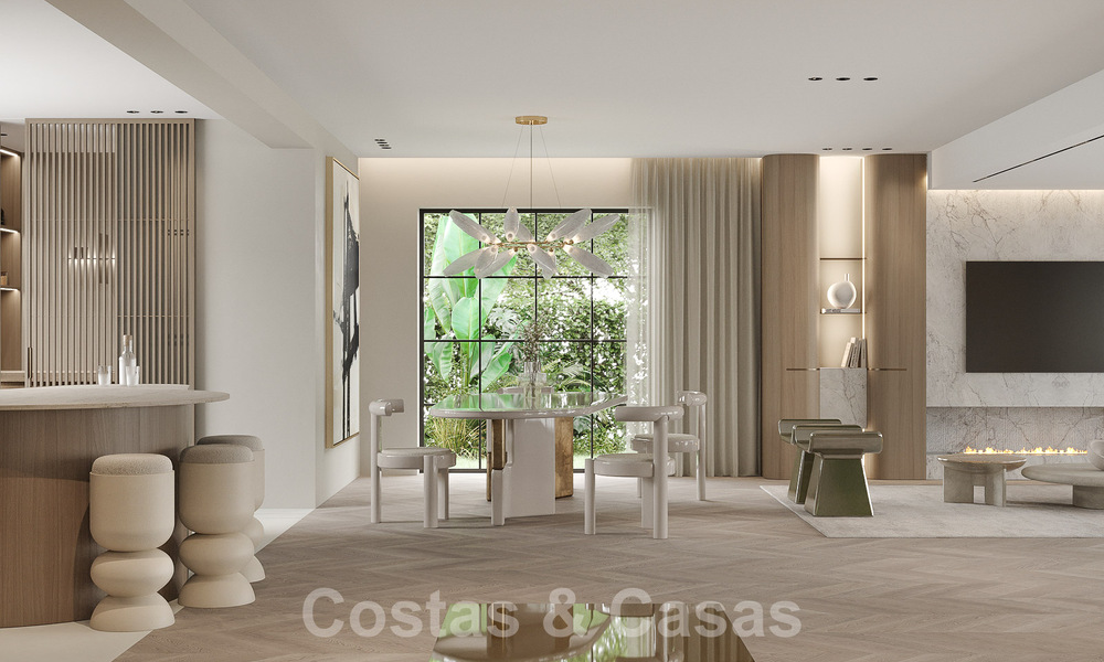 Villa de luxe de style méditerranéen à vendre à côté du terrain de golf de Las Brisas, dans la vallée du golf de Nueva Andalucia, à Marbella 50266