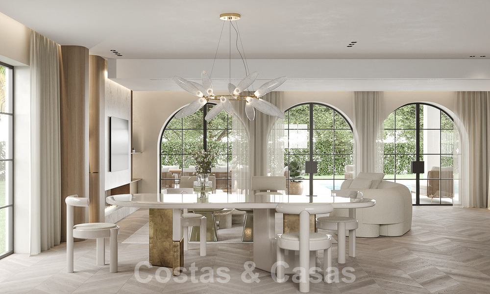 Villa de luxe de style méditerranéen à vendre à côté du terrain de golf de Las Brisas, dans la vallée du golf de Nueva Andalucia, à Marbella 50273