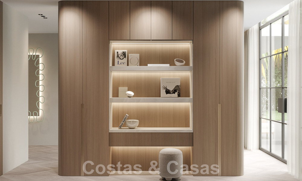 Villa de luxe de style méditerranéen à vendre à côté du terrain de golf de Las Brisas, dans la vallée du golf de Nueva Andalucia, à Marbella 50276