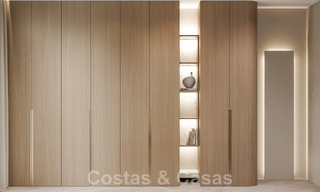 Villa de luxe de style méditerranéen à vendre à côté du terrain de golf de Las Brisas, dans la vallée du golf de Nueva Andalucia, à Marbella 50277 