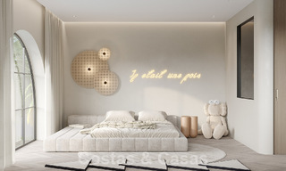 Villa de luxe de style méditerranéen à vendre à côté du terrain de golf de Las Brisas, dans la vallée du golf de Nueva Andalucia, à Marbella 50281 