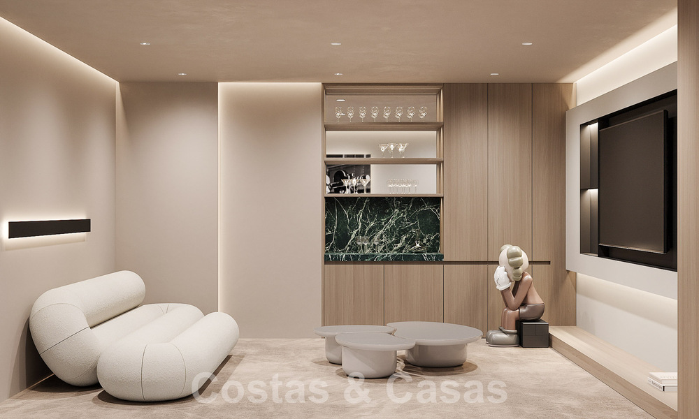 Villa de luxe de style méditerranéen à vendre à côté du terrain de golf de Las Brisas, dans la vallée du golf de Nueva Andalucia, à Marbella 50283