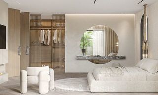 Villa de luxe de style méditerranéen à vendre à côté du terrain de golf de Las Brisas, dans la vallée du golf de Nueva Andalucia, à Marbella 50284 