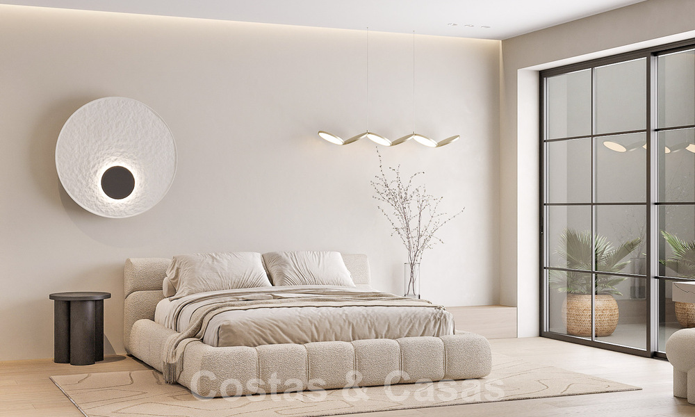 Villa de luxe de style méditerranéen à vendre à côté du terrain de golf de Las Brisas, dans la vallée du golf de Nueva Andalucia, à Marbella 50285