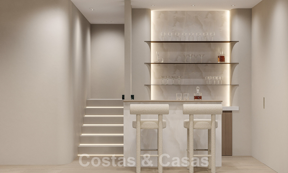 Villa de luxe de style méditerranéen à vendre à côté du terrain de golf de Las Brisas, dans la vallée du golf de Nueva Andalucia, à Marbella 50287