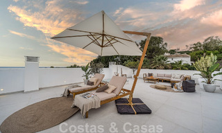 Très charmant et spacieux penthouse de luxe à vendre avec vue sur la mer depuis le solarium à La Quinta, Benahavis - Marbella 49975 