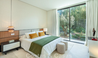 Vente d'une villa de conception architecturale, prête à être emménagée, avec vue sur la mer, dans un prestigieux quartier résidentiel protégé, sur les collines de La Quinta, à Benahavis - Marbella 49267 