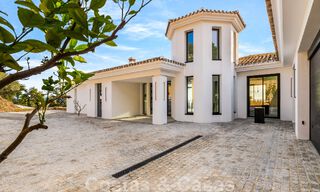 Vente d'une villa méditerranéenne de luxe avec vue imprenable sur la mer dans le complexe de golf exclusif de La Zagaleta, Benahavis - Marbella 49354 
