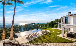 Vente d'une villa méditerranéenne de luxe avec vue imprenable sur la mer dans le complexe de golf exclusif de La Zagaleta, Benahavis - Marbella 49355 