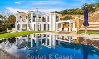 Vente d'une villa méditerranéenne de luxe avec vue imprenable sur la mer dans le complexe de golf exclusif de La Zagaleta, Benahavis - Marbella 49357 