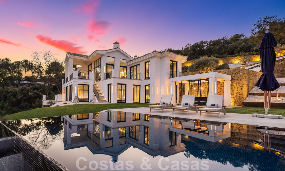 Vente d'une villa méditerranéenne de luxe avec vue imprenable sur la mer dans le complexe de golf exclusif de La Zagaleta, Benahavis - Marbella 49361