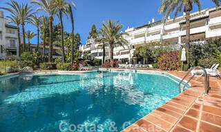 Appartement sophistiqué à vendre à quelques pas de la plage, situé à Puente Romano sur le Golden Mile à Marbella 49794 
