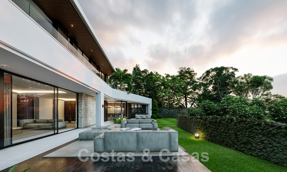 Nouvelle villa de conception contemporaine à vendre à deux pas de la nouvelle plage du Golden Mile, entre Marbella et Estepona 50021