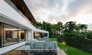 Nouvelle villa de conception contemporaine à vendre à deux pas de la nouvelle plage du Golden Mile, entre Marbella et Estepona 50021 