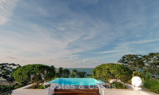 Nouvelle villa de conception contemporaine à vendre à deux pas de la nouvelle plage du Golden Mile, entre Marbella et Estepona 50024 