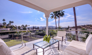 Villa de luxe espagnole à vendre avec architecture méditerranéenne située au cœur de la vallée du golf de Nueva Andalucia à Marbella 50646 